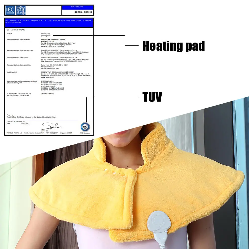 Details of Electric Heating Pads for Back Details of Electric Heating Pads for Back